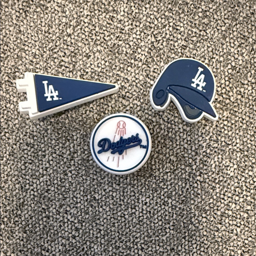 LA Dodgers Crocs Shoe Charms Set